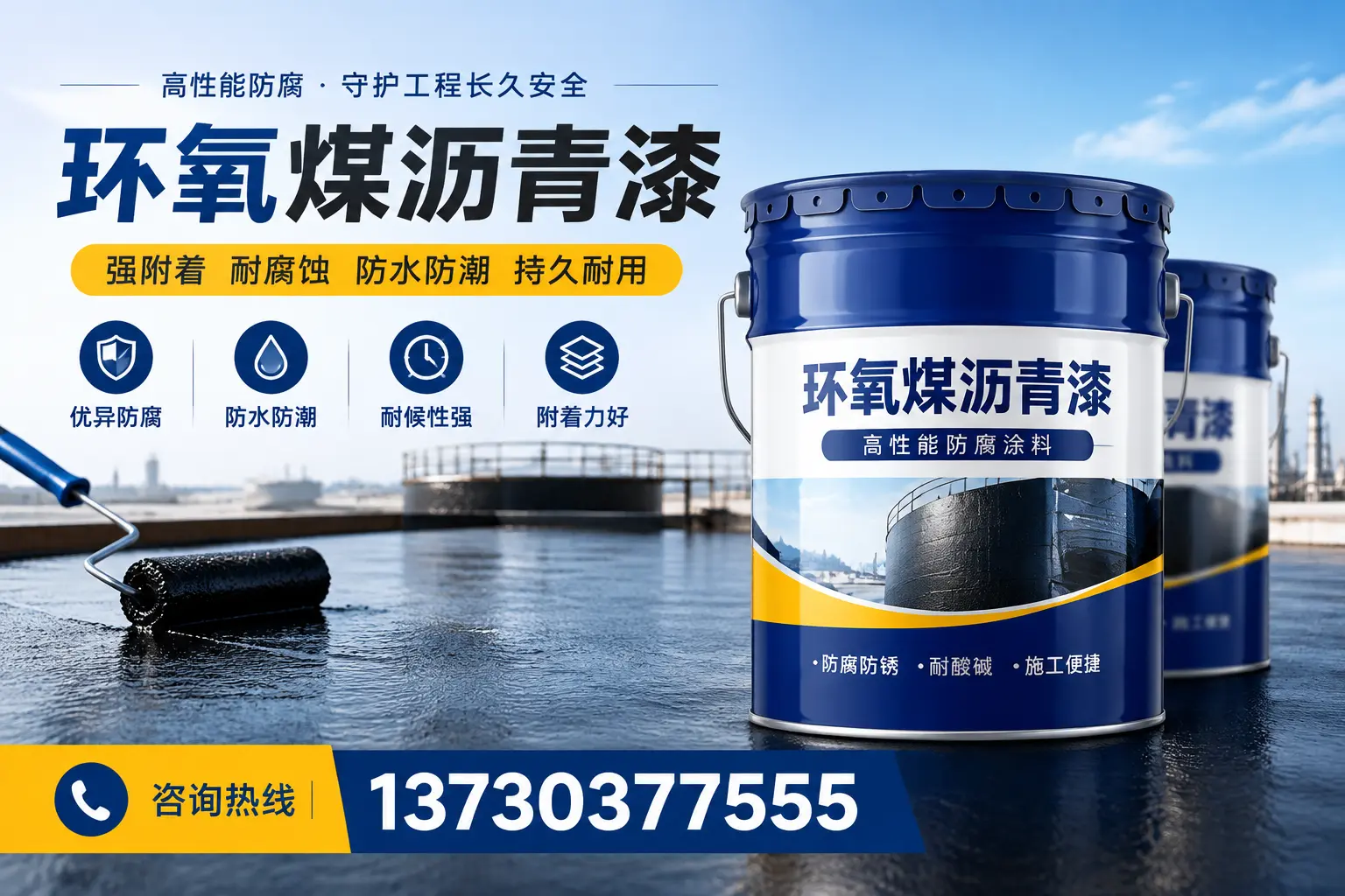 如何判断环氧煤沥青漆的质量？康巴什消费者指南